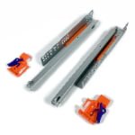 2-fold under mount push-open drawer slide(with 1D handle)