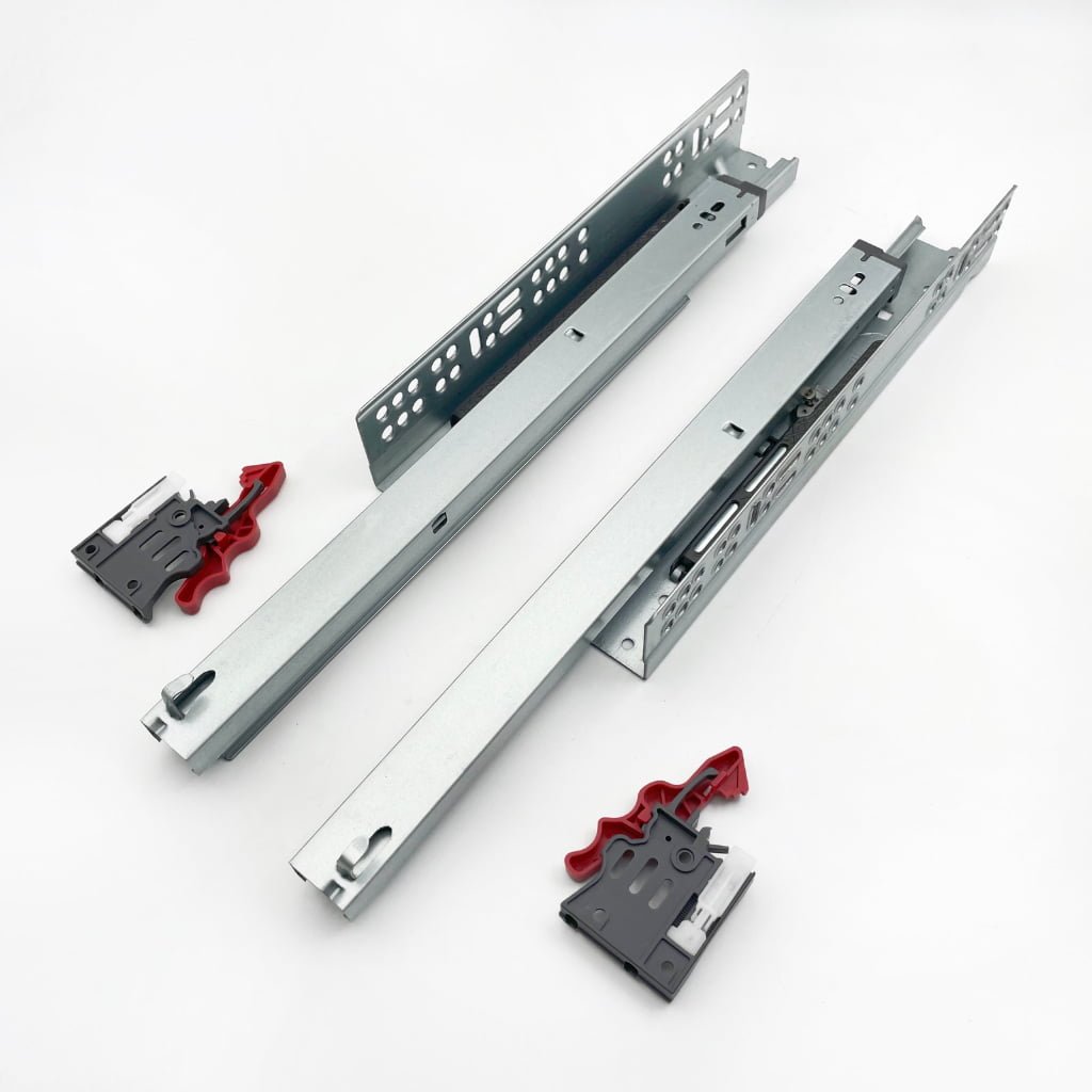 3-fold under mount soft closing drawer slide（with 1D handle）