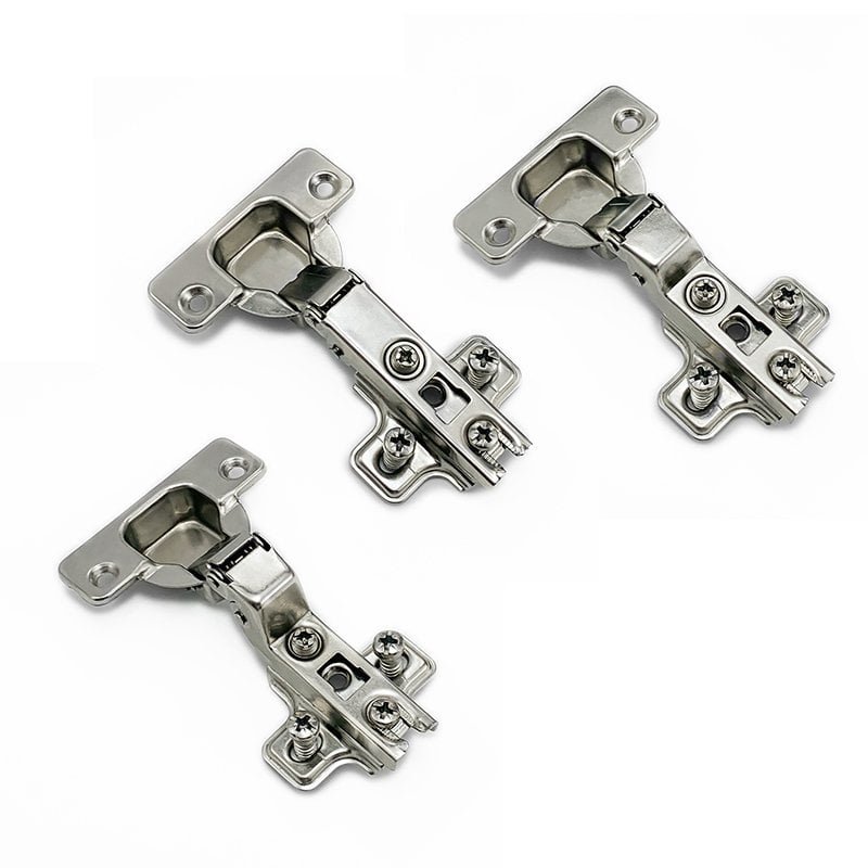 Wholesale Iron Normal Two way Hinge With Euro-Screw 2-Hole Base Slide-on