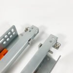 2-fold under mount push-open drawer slide(with latch)