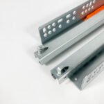 2-fold under mount push-open drawer slide(with latch)