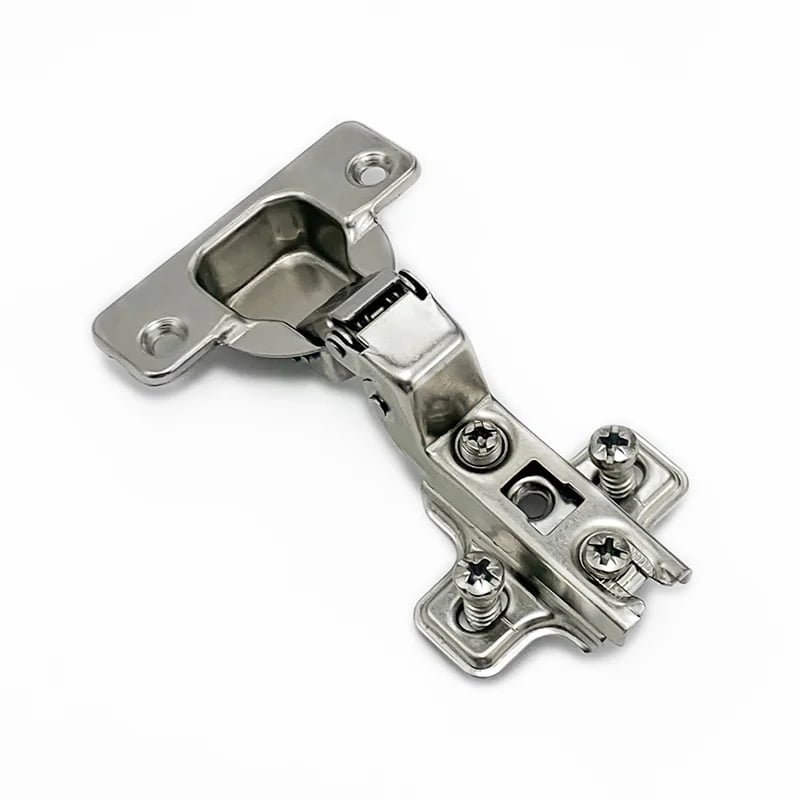 Wholesale Iron Normal Two way Hinge With Euro-Screw 2-Hole Base Slide-on