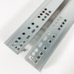 2-fold under mount push-open drawer slide(with latch)