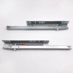 2-fold under mount soft closing drawer slide（with latch）