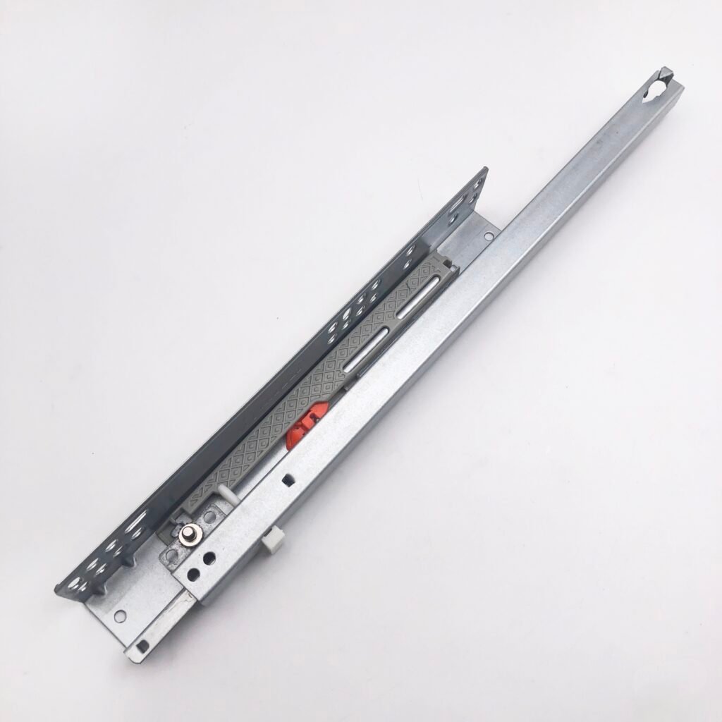 2-fold under mount soft closing drawer slide（with latch）