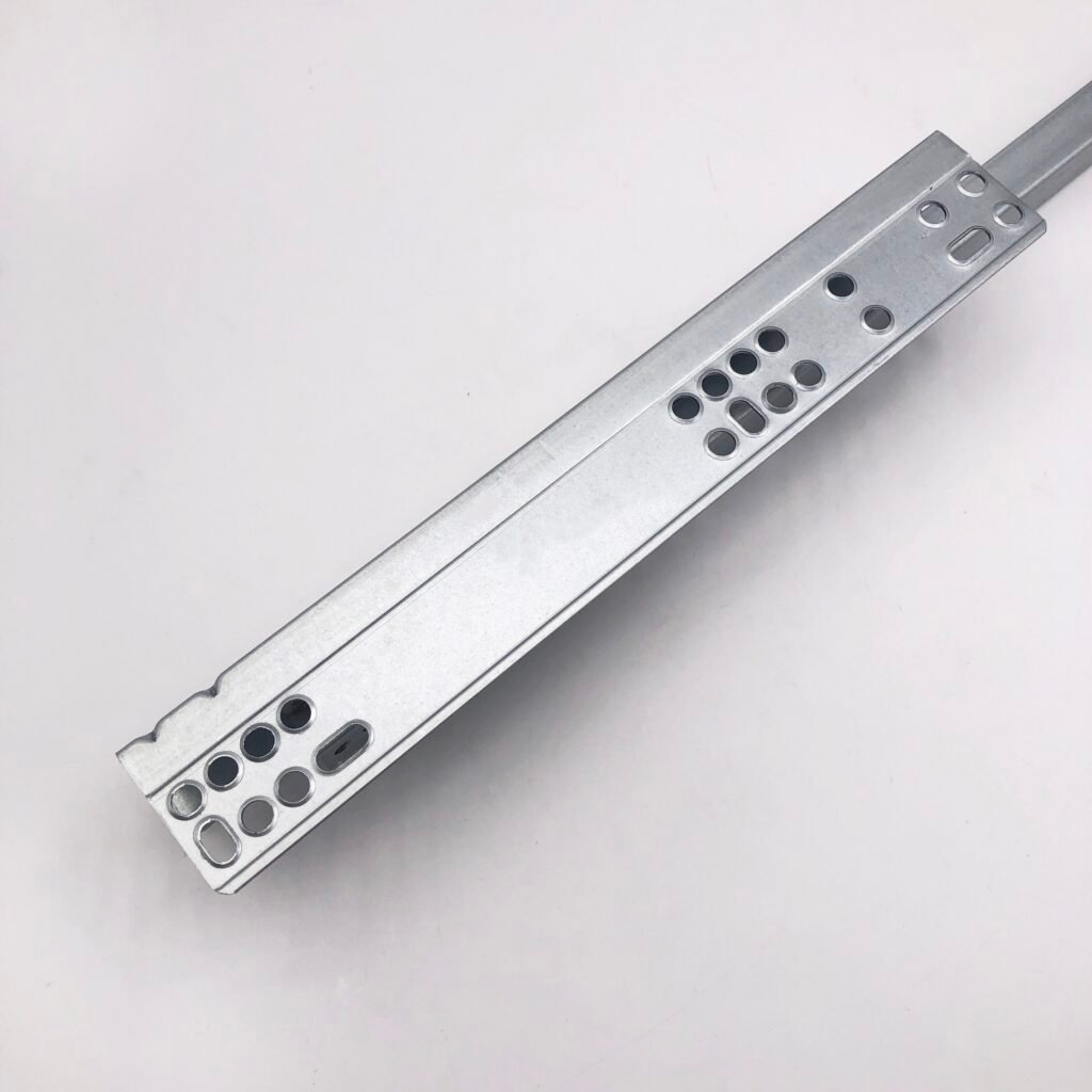 2-fold under mount soft closing drawer slide（with latch）