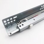 2-fold under mount soft closing drawer slide（with latch）