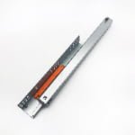 3-fold under mount push open drawer slide（with 3D handle）