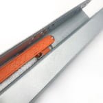 3-fold under mount push open drawer slide（with 3D handle）