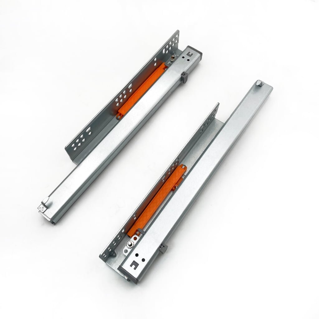 3-fold under mount push-open drawer slide（with latch）