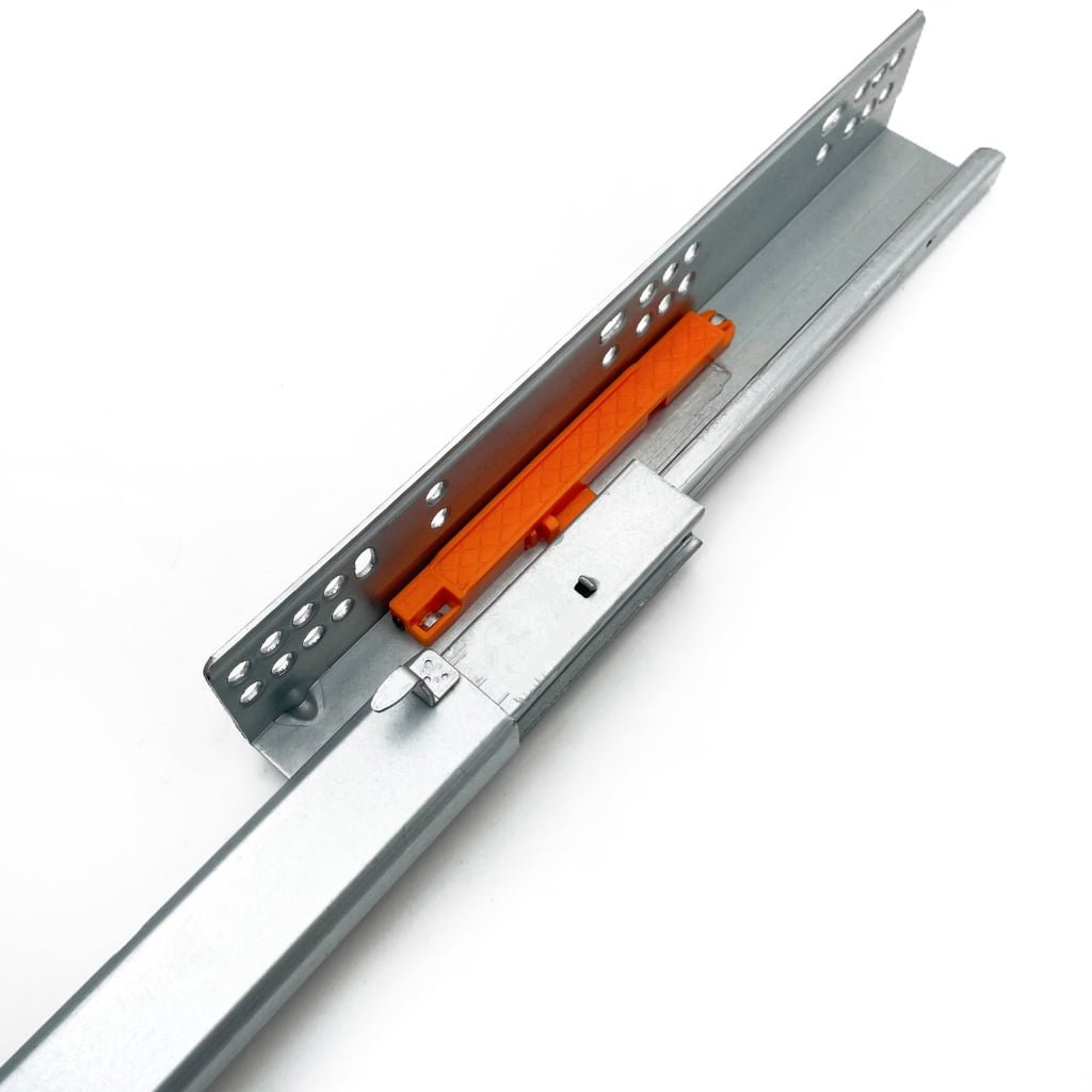 3-fold under mount push-open drawer slide（with latch）