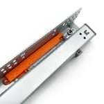 3-fold under mount push-open drawer slide（with latch）