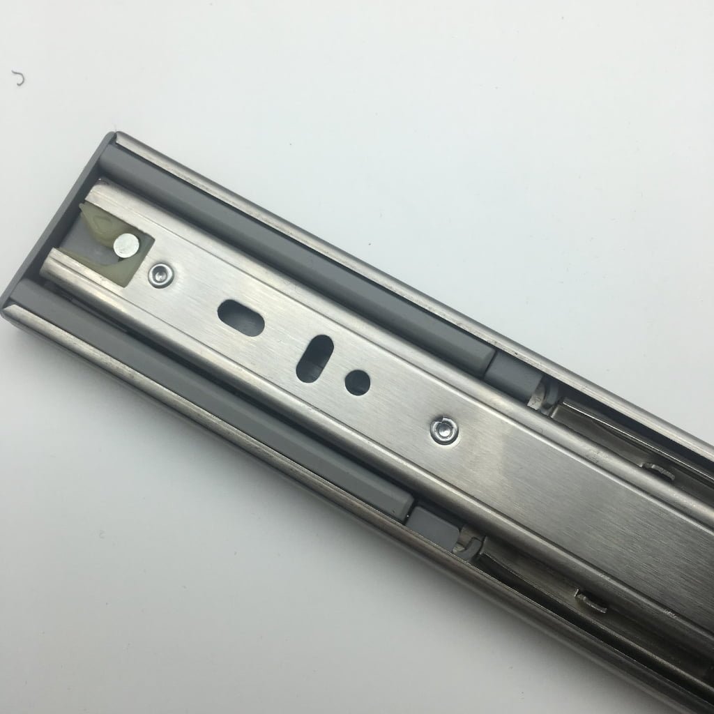 Stainless steel 45mm width soft closing drawer slide