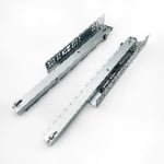 3-fold under mount soft closing drawer slide（with latch）