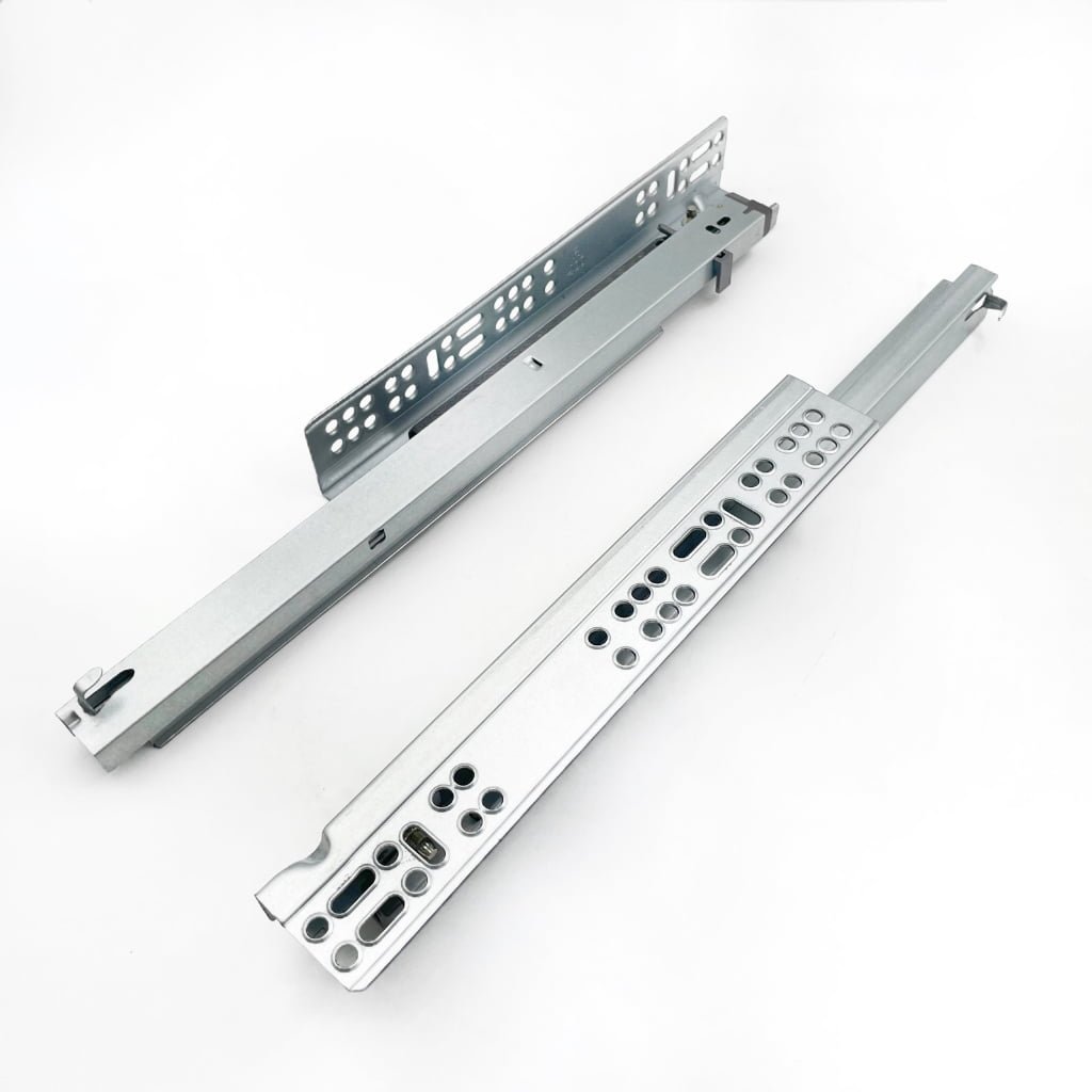 3-fold under mount soft closing drawer slide（with latch）