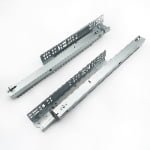 3-fold under mount push open drawer slide（with 1D handle）