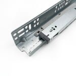 3-fold under mount push open drawer slide（with 1D handle）