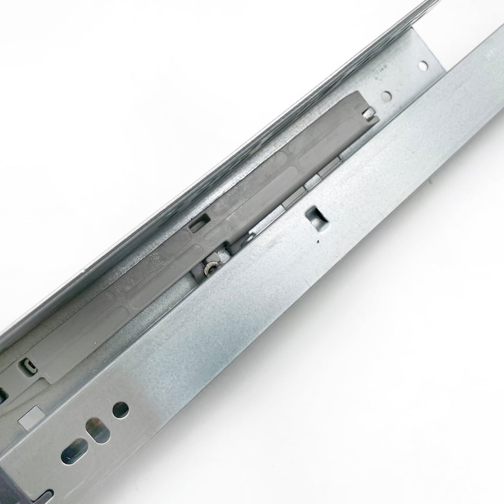 3-fold under mount push open drawer slide（with 1D handle）