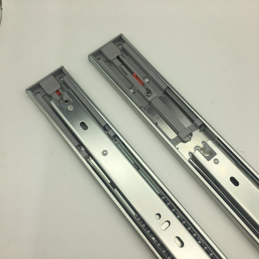 Iron 45mm width push open drawer slide