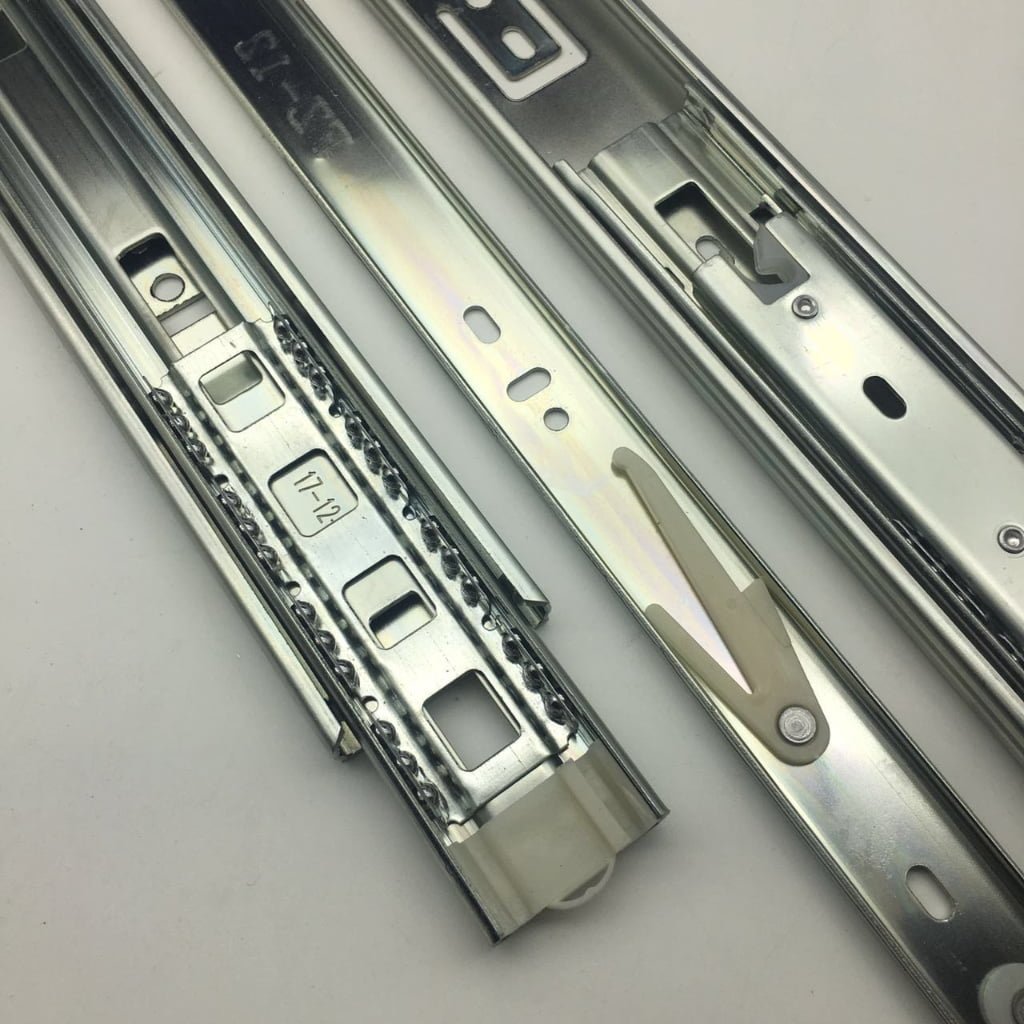 Iron 45mm width push open drawer slide