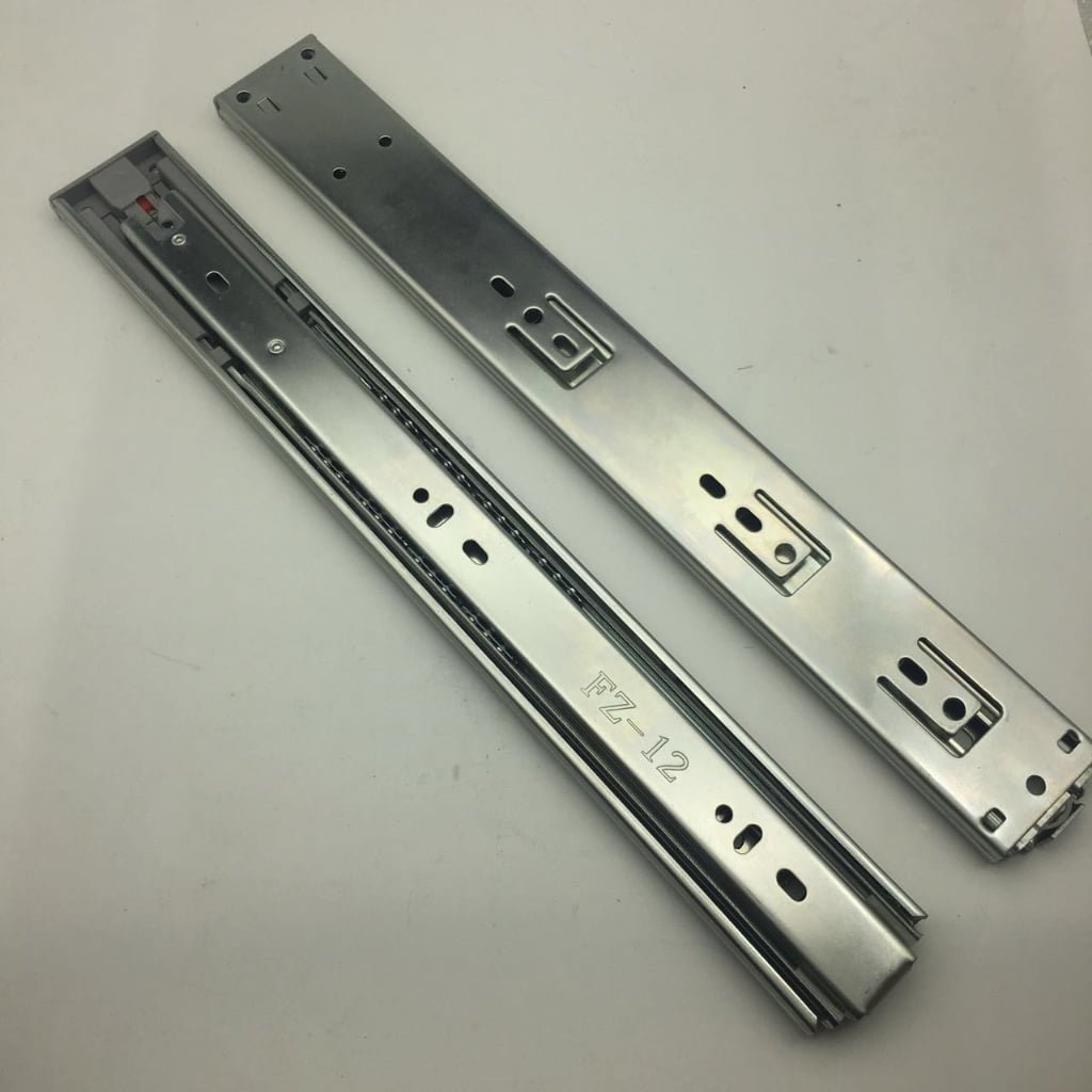 Iron 45mm width push open drawer slide