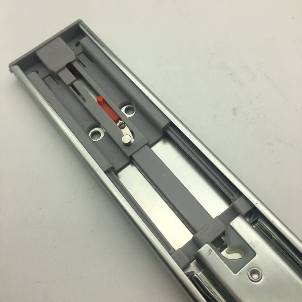 Iron 45mm width push open drawer slide