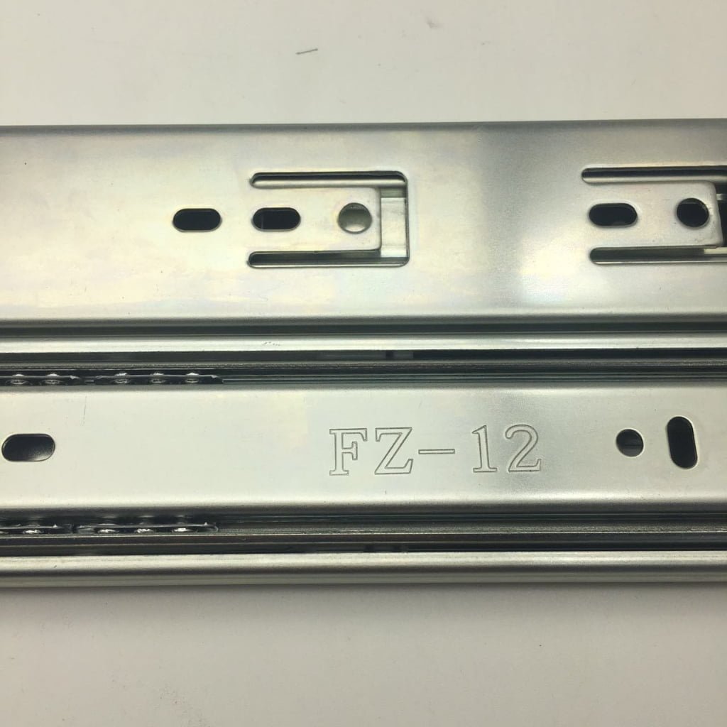 Iron 45mm width push open drawer slide