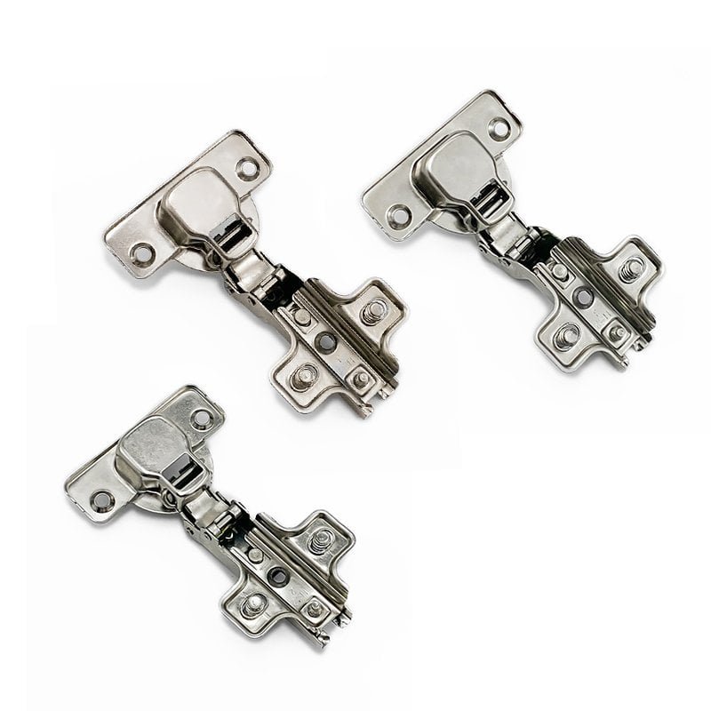 Bulk Normal two-way hinges with Euro-screw base