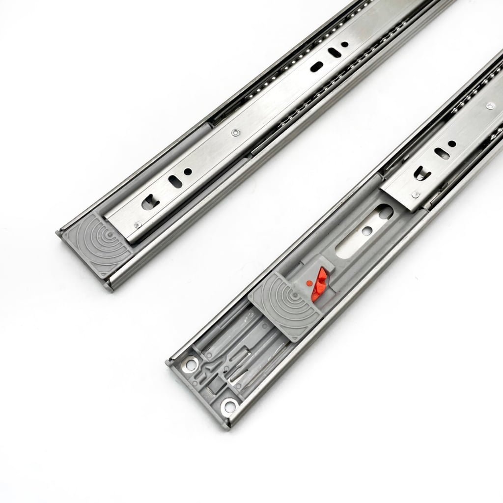 Stainless steel 45mm width push open drawer slide