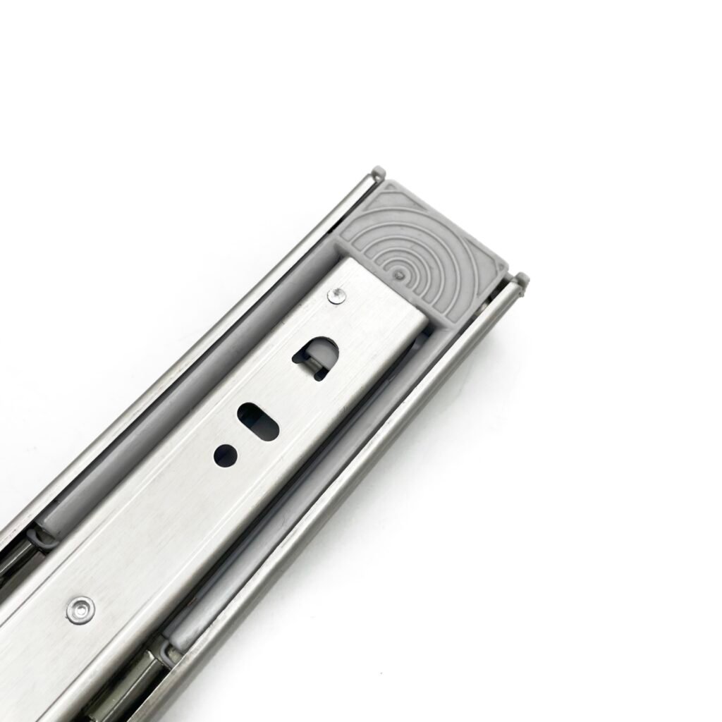 Stainless steel 45mm width push open drawer slide