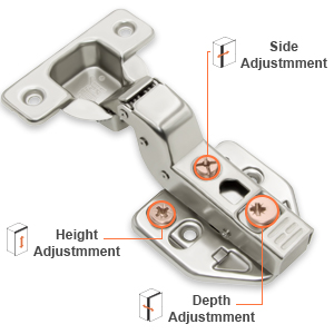 3D Adjustable Soft Close Hinge