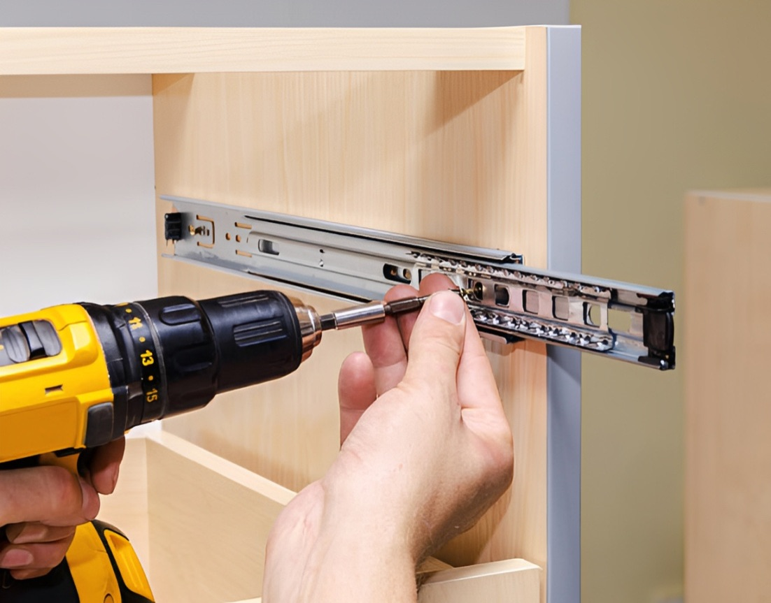 how ball bearing drawer slides work