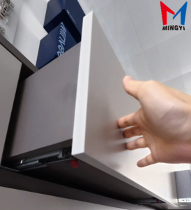 Professional undermount drawer slides enabling sleek handleless cabinet design