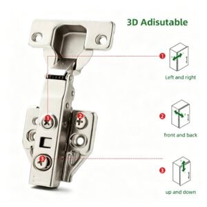 3D adjustable cabinet hinge alignment guide