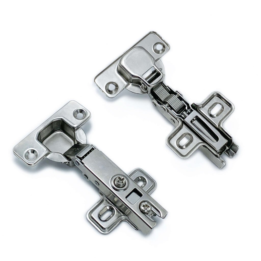 Bulk Detachable structure of slide-on furniture hinge with removable 2-hole base plate