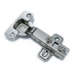 Wholesale Full overlay iron hydraulic slide-in hinge for mass-market modular kitchen cabinets