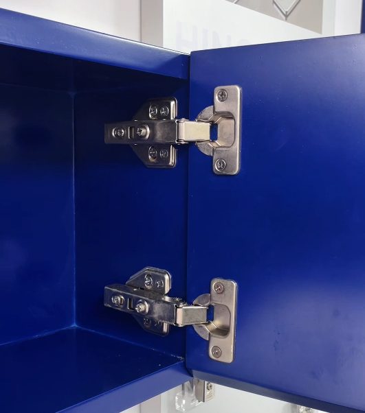 Standard Kitchen Cabinet Using 110° Hinge showing full open door state