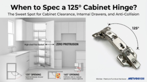 Why Choose a 125° Cabinet Hinge Instead of 165°?