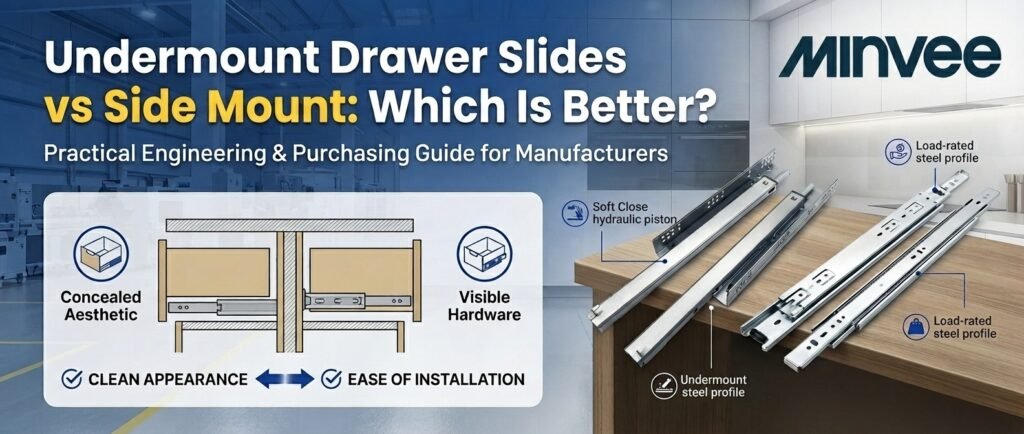 Undermount Drawer Slides vs Side Mount