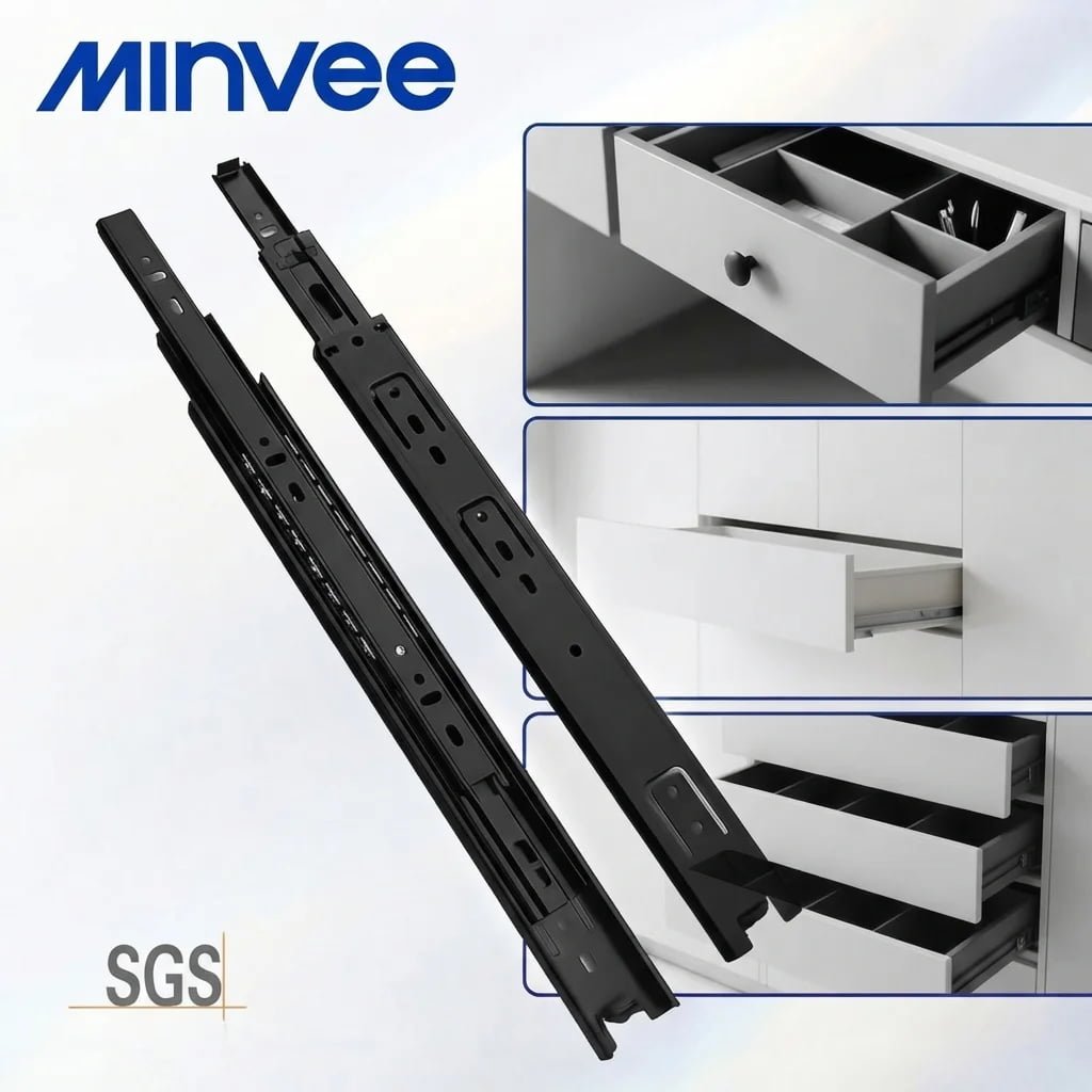 Wholesale 45mm Width Furniture Hardware Drawer Slides