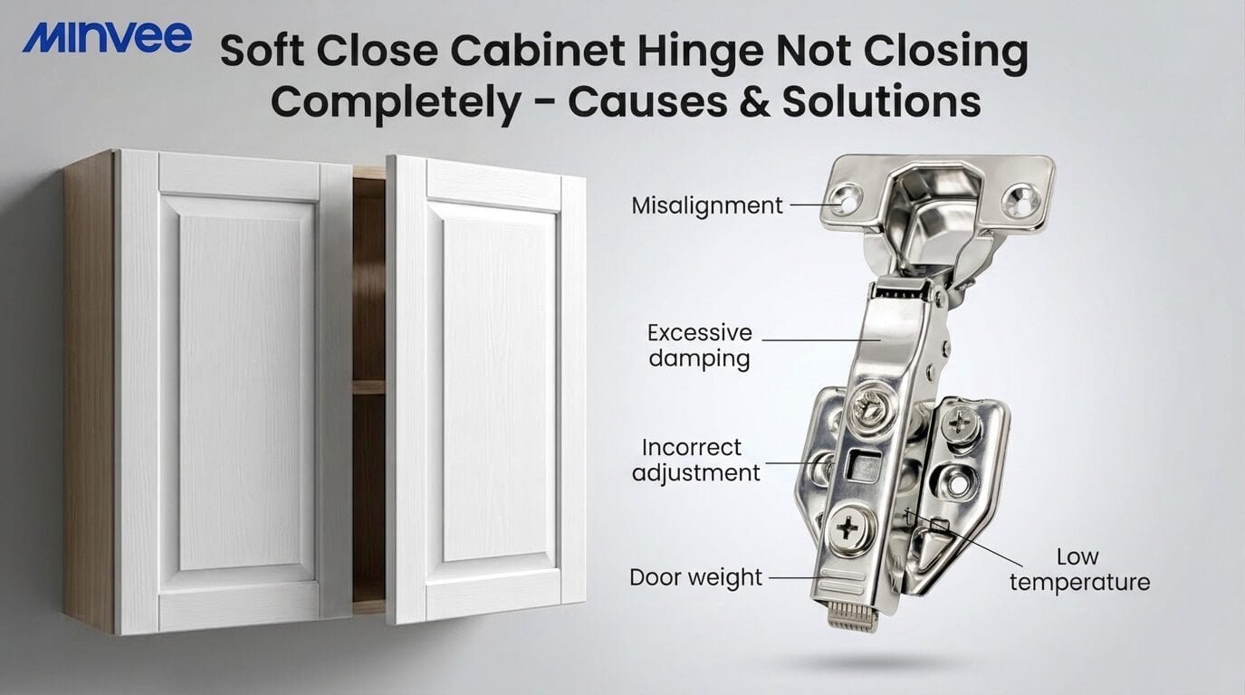 Why Soft-Close Cabinet Hinges Don’t Close Completely: Causes & Solutions