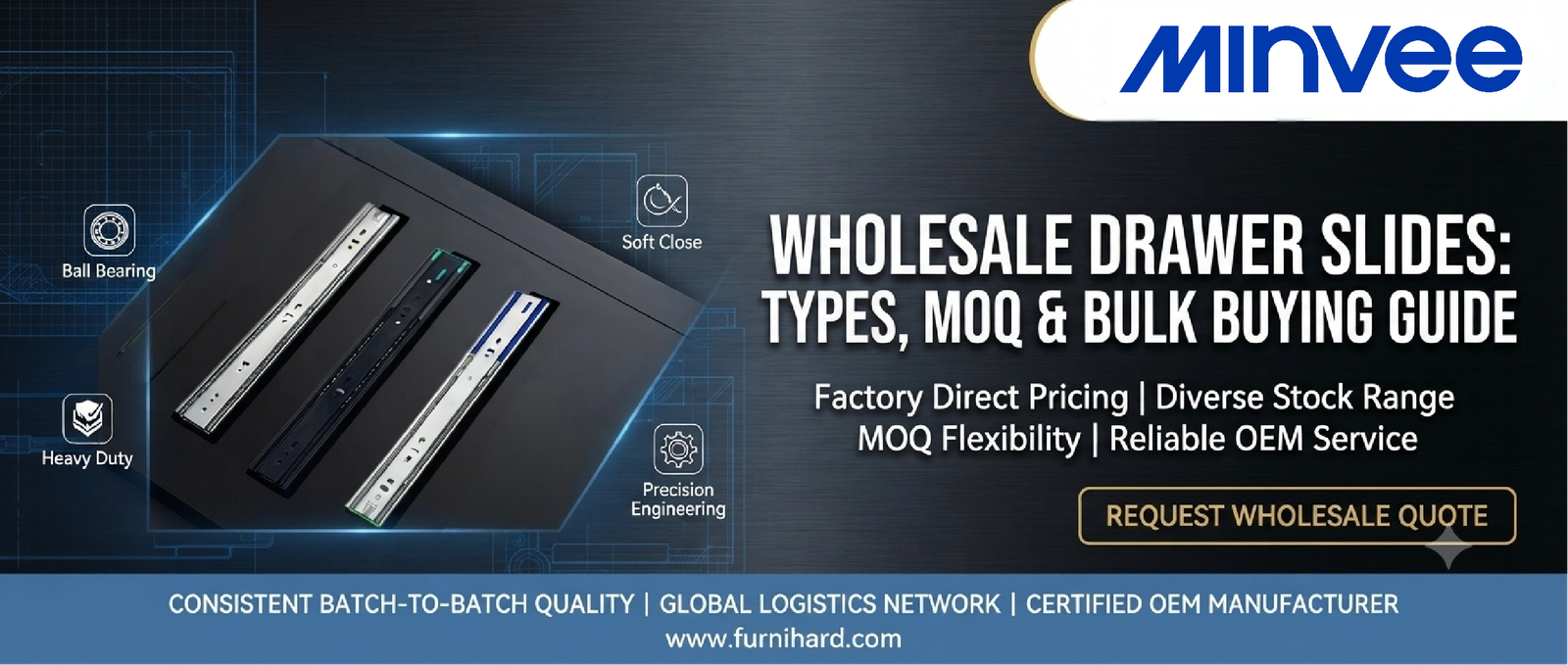 Wholesale Drawer Slides: Types, MOQ & Bulk Buying Guide