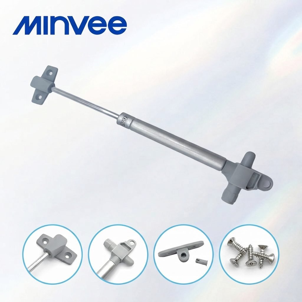 MINVEE Wholesale Hydraulic Gas Strut Soft Close Cabinet Lift Up Support Spring