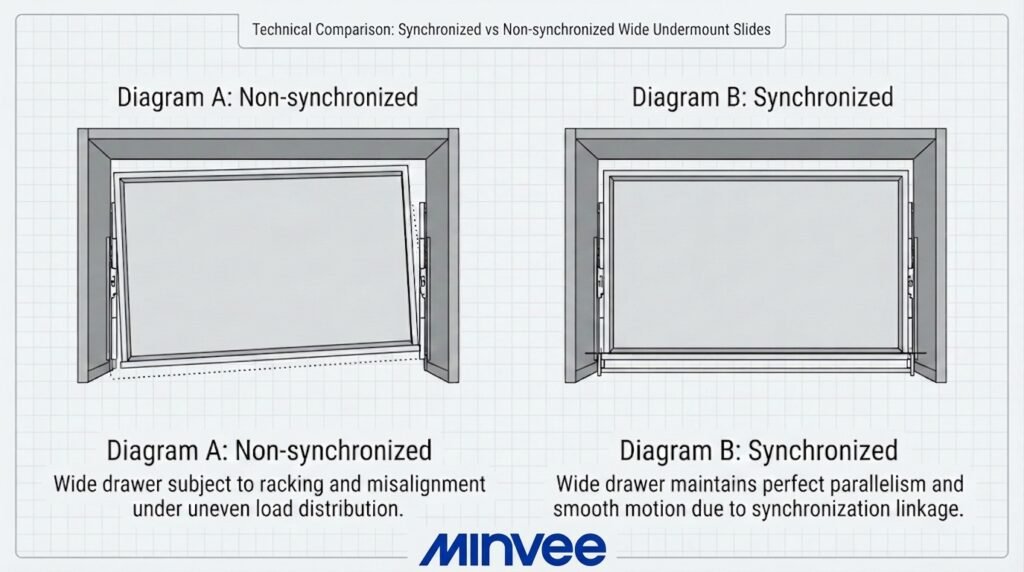 Why Is Synchronization More Important for Wide Drawers